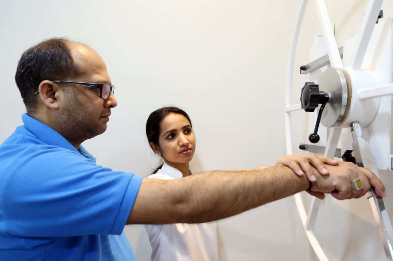 Physical therapy and rehabilitation session - Movement-based healing and rehabilitation with professional therapeutic approaches