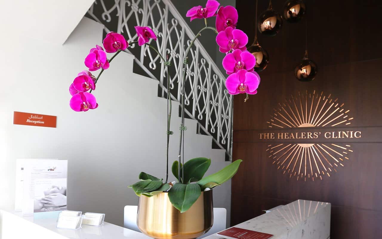 Reception Lobby - our qualified healthcare team at Healers Clinic Dubai