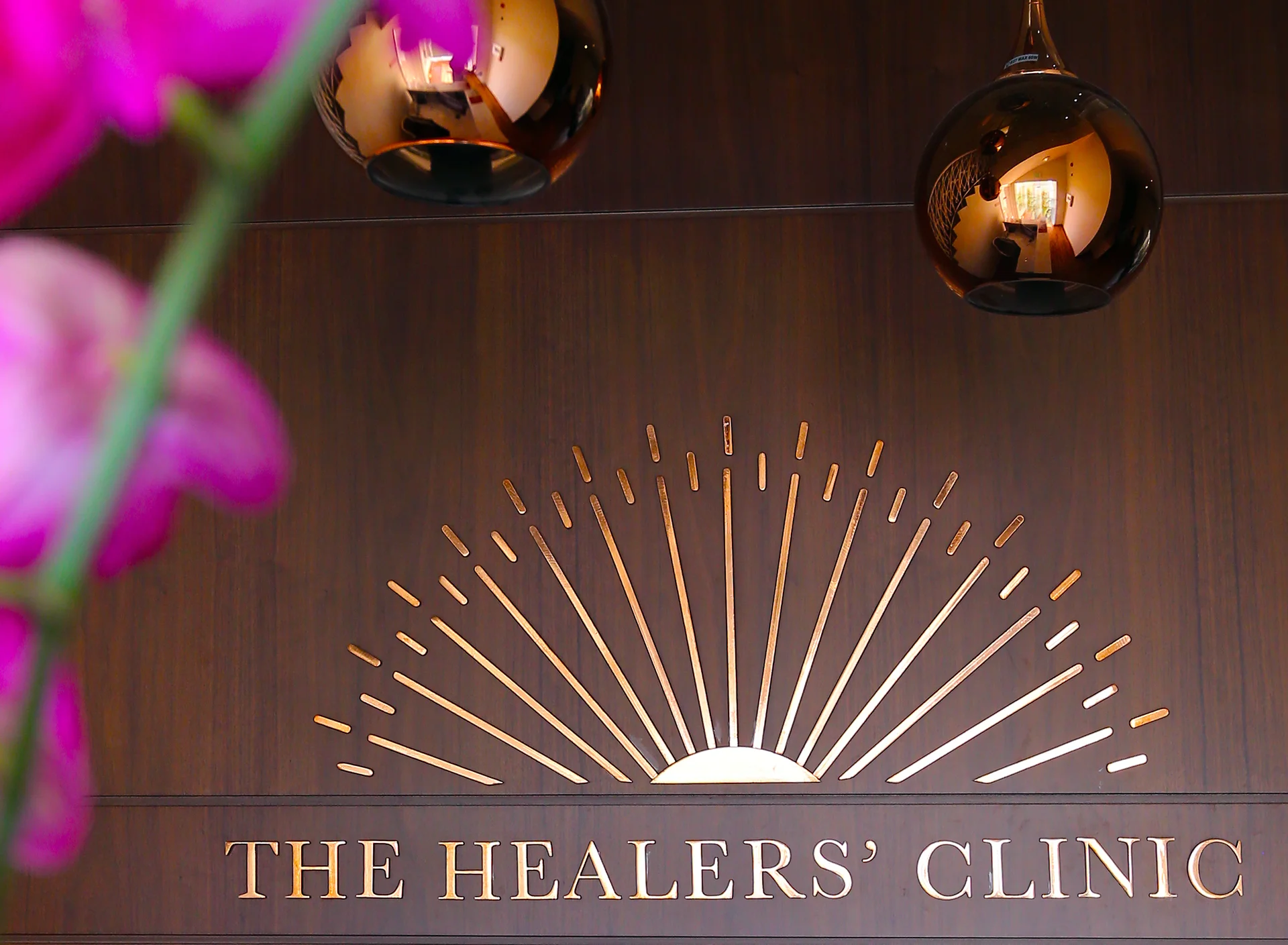 Signage - healing clinic environment at Healers Clinic Dubai