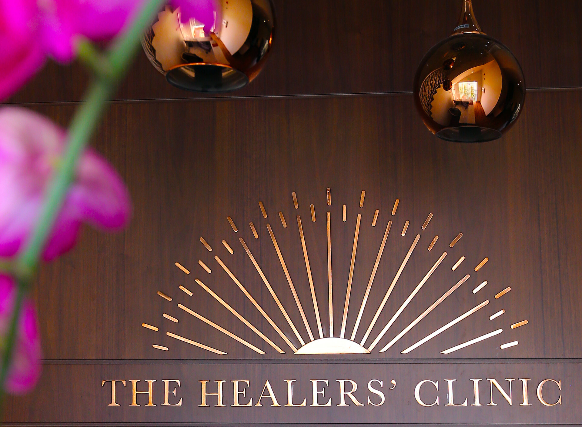 Signage - healing clinic environment at Healers Clinic Dubai