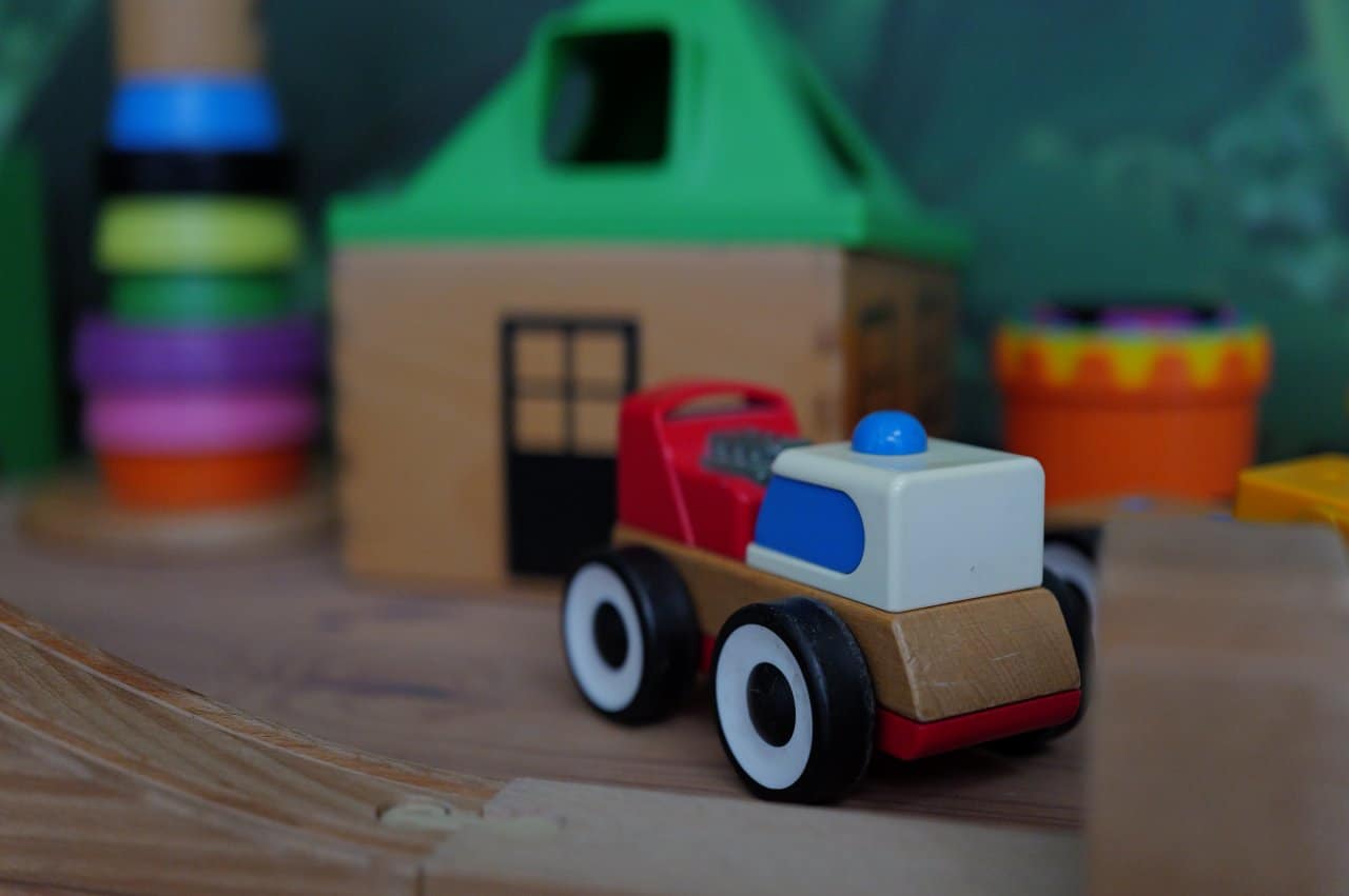 Clinic Children Play Area Wooden Toys Stacking Rings Contained Space - state-of-the-art medical facility at Healers Clinic Dubai