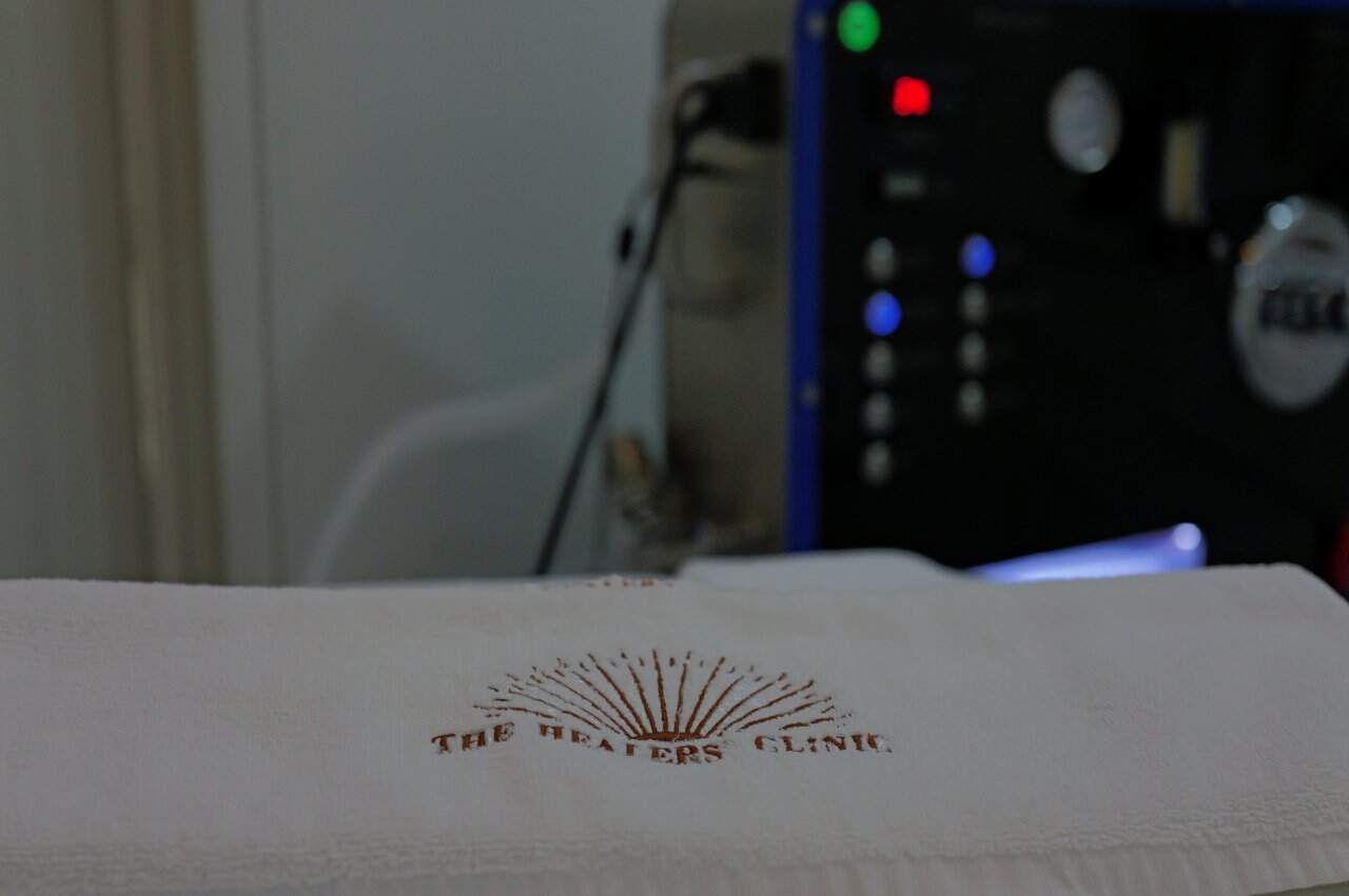 Colon Hydrotherapy Equipment Setup - integrative healthcare treatment at Healers Clinic Dubai